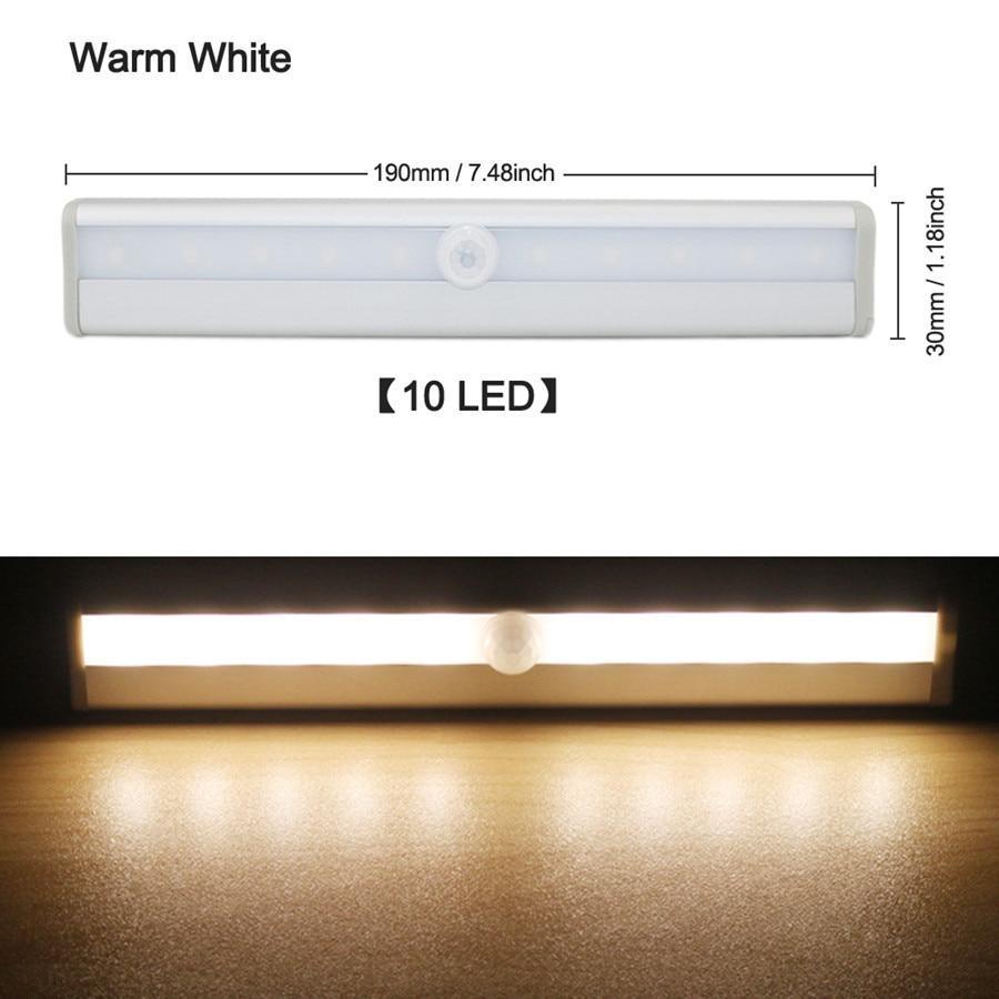 LED Motion Sensor Light Cupboard Wardrobe Bed Lamp - LuxxStores
