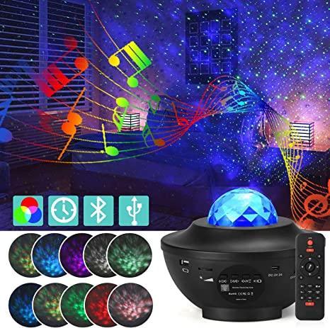 Galaxy Star Lights Ocean Wave Projector ( Built-in Bluetooth Speaker and Remote Control) - LuxxStores