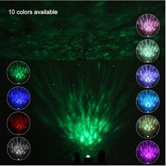 Galaxy Star Lights Ocean Wave Projector ( Built-in Bluetooth Speaker and Remote Control) - LuxxStores