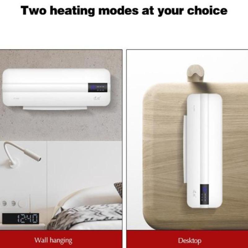 Portable 2 in 1 Small Electric Wall Mounted Air Conditioner Heater Fan by Luxx Stores - LuxxStores