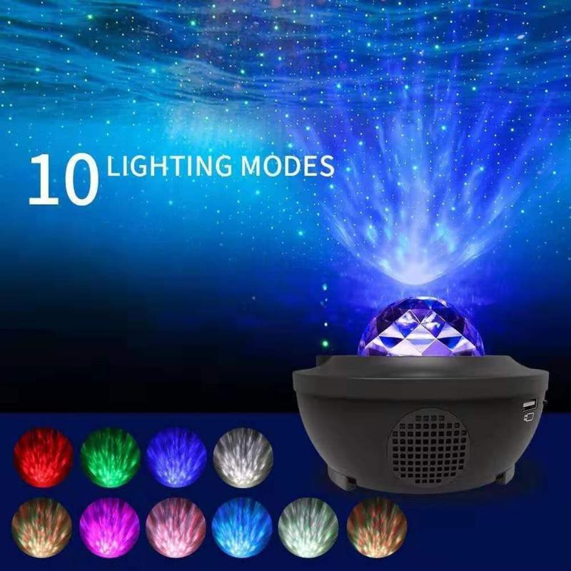 Galaxy Star Lights Ocean Wave Projector ( Built-in Bluetooth Speaker and Remote Control) - LuxxStores