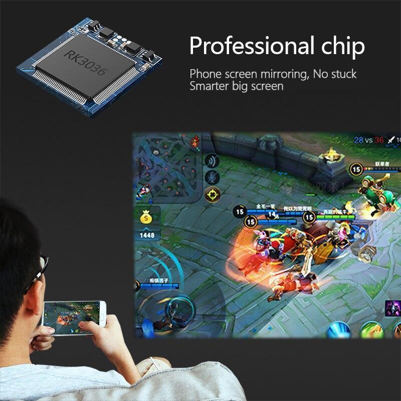 AUN MINI Projector X3, Android/IOS Phone Screen Mirroring, Multimedia system - LuxxStores