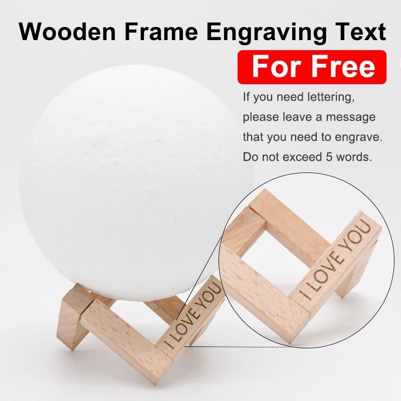 Moon Lamp 3D Print Night Light - LuxxStores