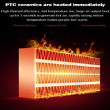 Portable 2 in 1 Small Electric Wall Mounted Air Conditioner Heater Fan by Luxx Stores - LuxxStores