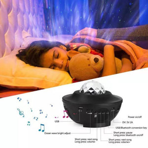 Galaxy Star Lights Ocean Wave Projector ( Built-in Bluetooth Speaker and Remote Control) - LuxxStores