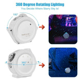 Touch&Voice Night Light Projector Starry Sky Projection Ocean Wave Water Wave - LuxxStores