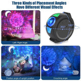 Touch&Voice Night Light Projector Starry Sky Projection Ocean Wave Water Wave - LuxxStores