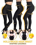 Hollywood High Waist Shaping Leggings - LuxxStores