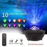 Galaxy Star Lights Ocean Wave Projector ( Built-in Bluetooth Speaker and Remote Control) - LuxxStores