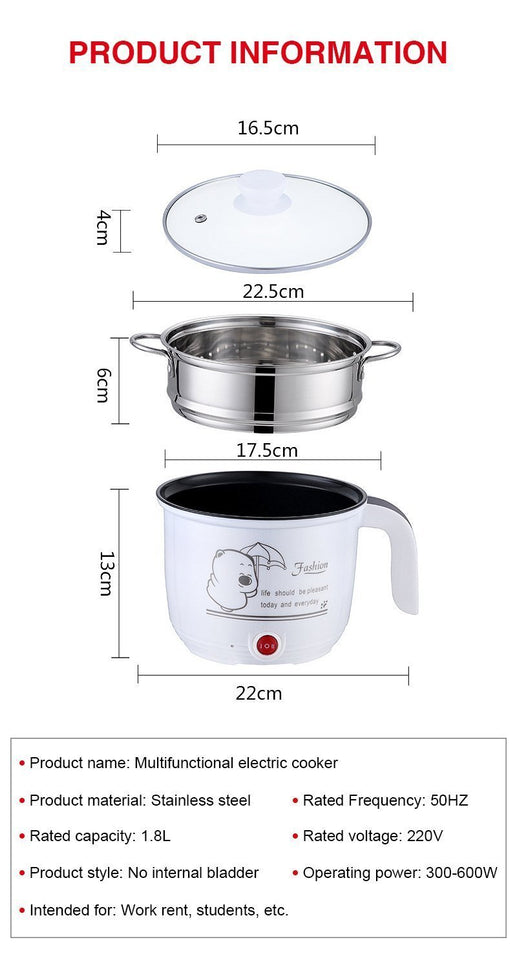 Multi functional Electric Cooking Pot Machine - LuxxStores