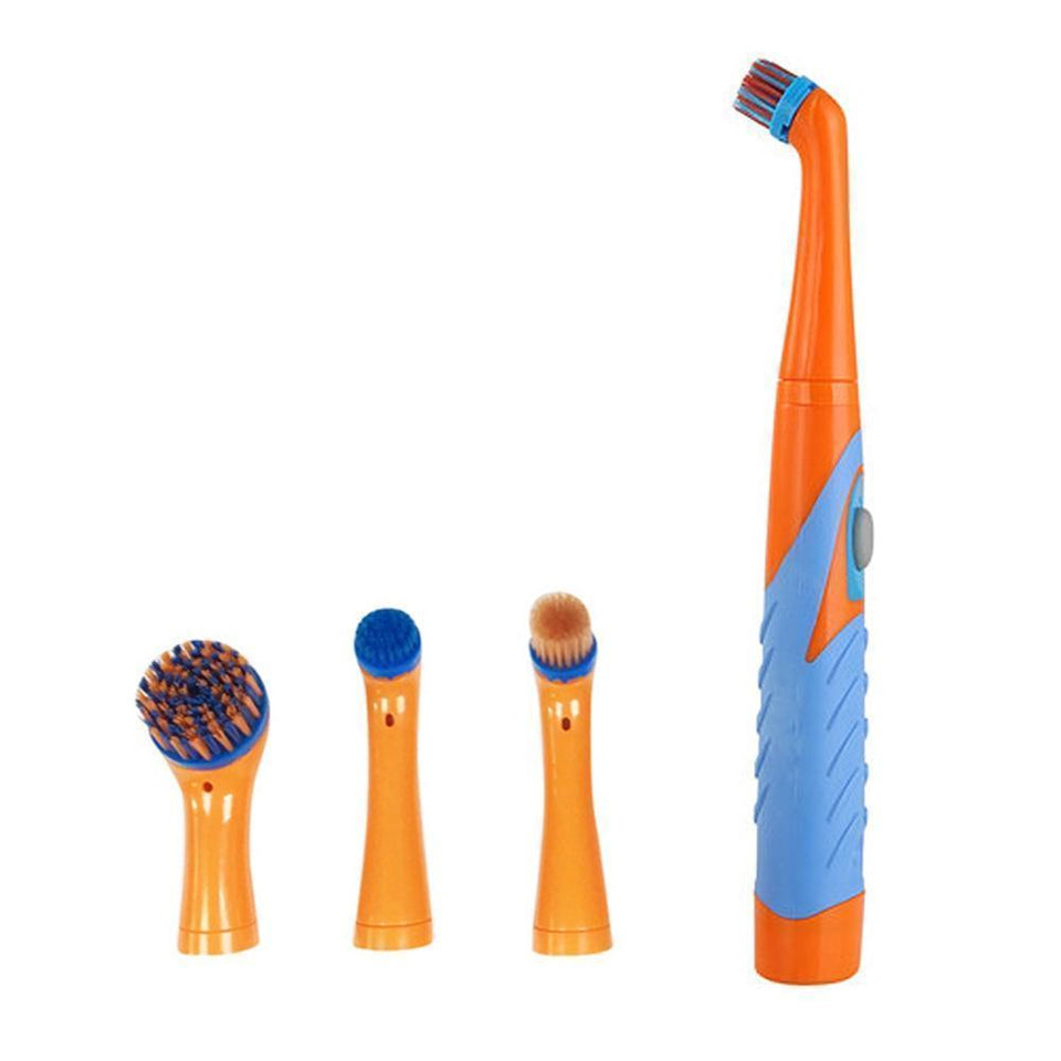 Household Cleaner Brush 4 in1 Electric Sonic Scrubber - LuxxStores