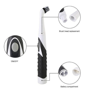 Household Cleaner Brush 4 in1 Electric Sonic Scrubber - LuxxStores