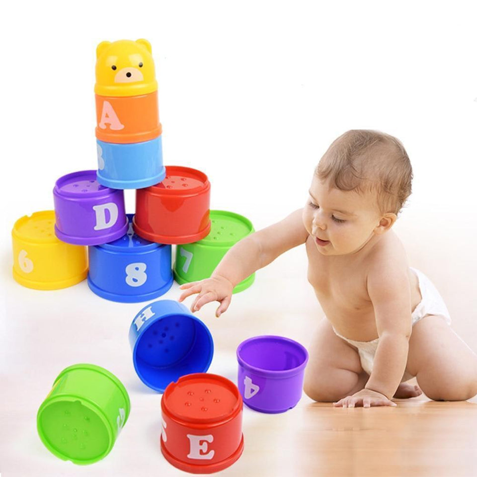 Baby Toys Stacking Cups Towers - LuxxStores