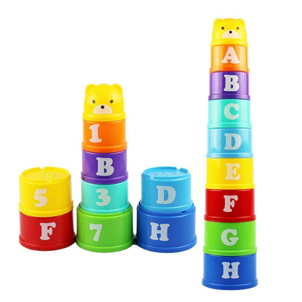 Baby Toys Stacking Cups Towers - LuxxStores