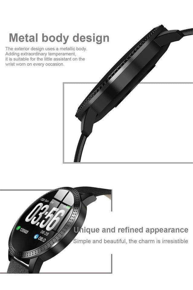 Smart Watch Waterproof Blood Pressure Monitor For Men Women - LuxxStores
