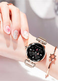 Women Smart Watch - Heart Rate Monitor, Fitness Tracker, Bluetooth Waterproof - LuxxStores