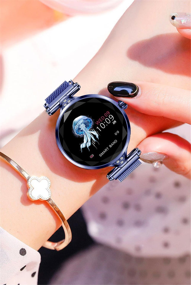 Women Smart Watch - Heart Rate Monitor, Fitness Tracker, Bluetooth Waterproof - LuxxStores