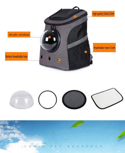 Large Cat Backpack with Breathable Window by Luxx Stores - LuxxStores