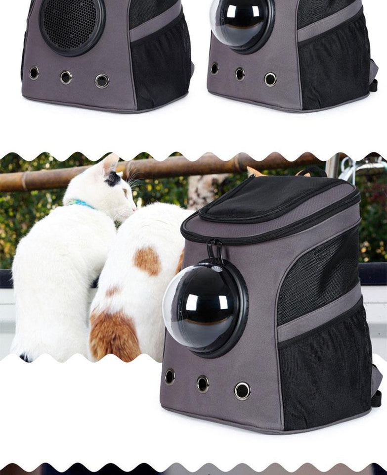 Large Cat Backpack with Breathable Window by Luxx Stores - LuxxStores