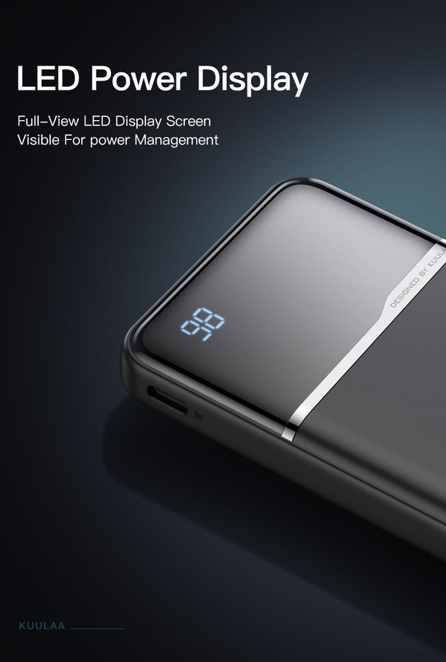 Power Bank 10000mAh Portable Charging - LuxxStores
