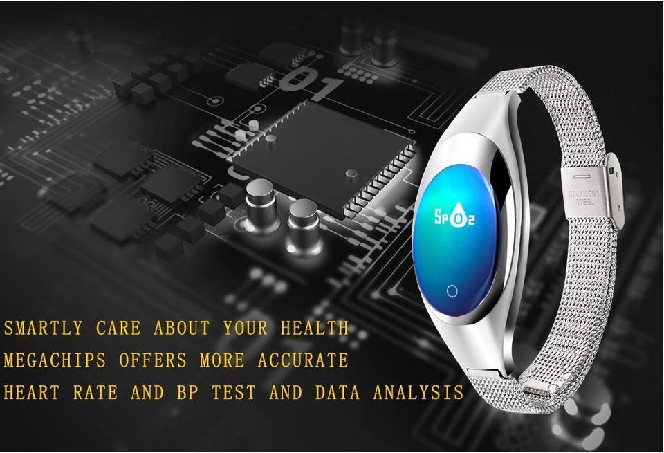 Smart Watch - Blood Pressure Heart Rate Monitor, Fitness Tracker, Pedometer. - LuxxStores