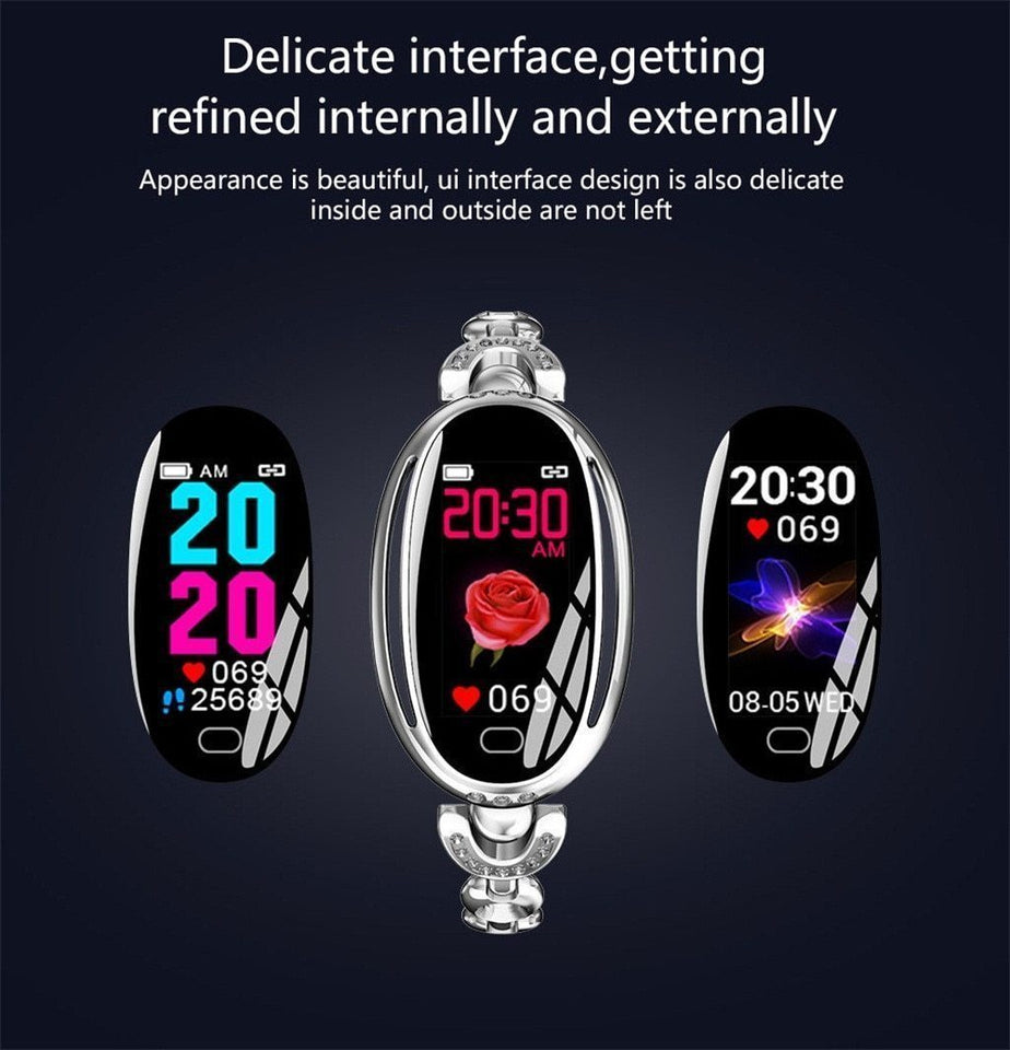 E68 Smart watch Bracelet - Blood Pressure Monitor - LuxxStores