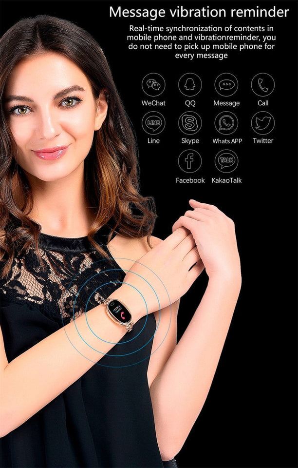E68 Smart watch Bracelet - Blood Pressure Monitor - LuxxStores