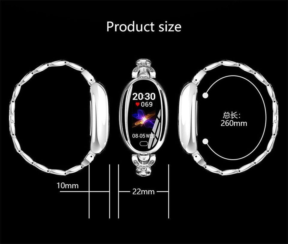 E68 Smart watch Bracelet - Blood Pressure Monitor - LuxxStores