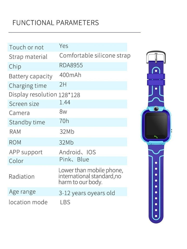 New Kids watch - Activity Tracker, Sports waterproof watch With high-definition camera For Boy girl - LuxxStores