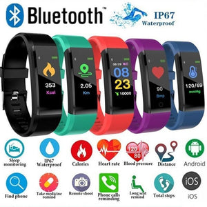 Smart Watch and Blood Pressure Monitor for Men Women Fitness Tracker - LuxxStores