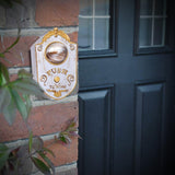 Halloween One eyed Doorbell Decoration Ghost's Day Glowing Hanging Piece Whole Door Hanging Plastic Doorbell Eyeball bell decor