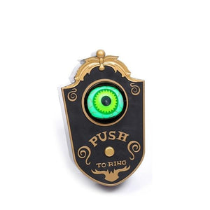 Halloween One eyed Doorbell Decoration Ghost's Day Glowing Hanging Piece Whole Door Hanging Plastic Doorbell Eyeball bell decor