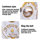Halloween One eyed Doorbell Decoration Ghost's Day Glowing Hanging Piece Whole Door Hanging Plastic Doorbell Eyeball bell decor