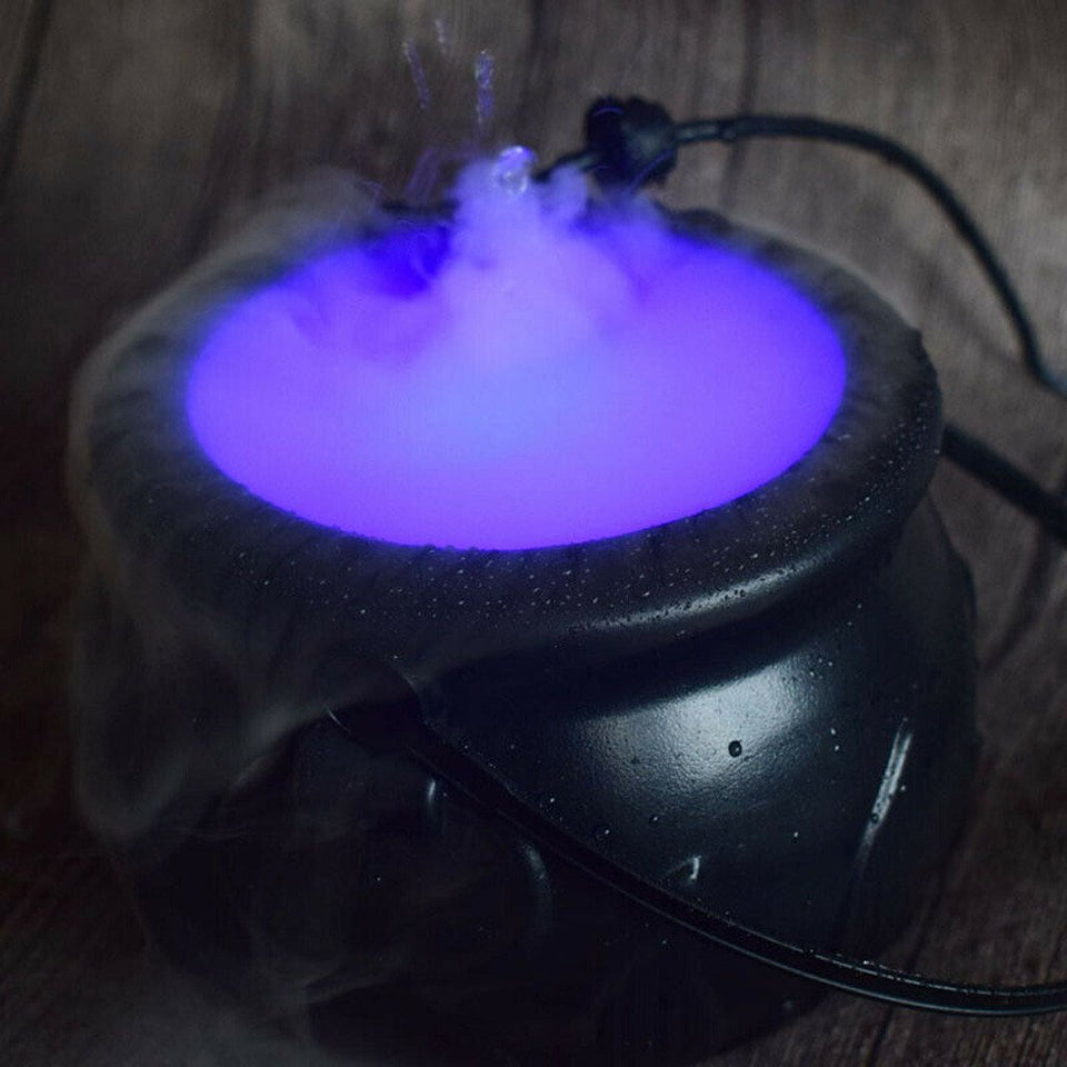 Mist Maker Smoke Fog Machine Color Changing Party Prop With 12 LED - LuxxStores