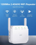 WiFi Range Extender Signal Booster with 4 External Antennas - LuxxStores