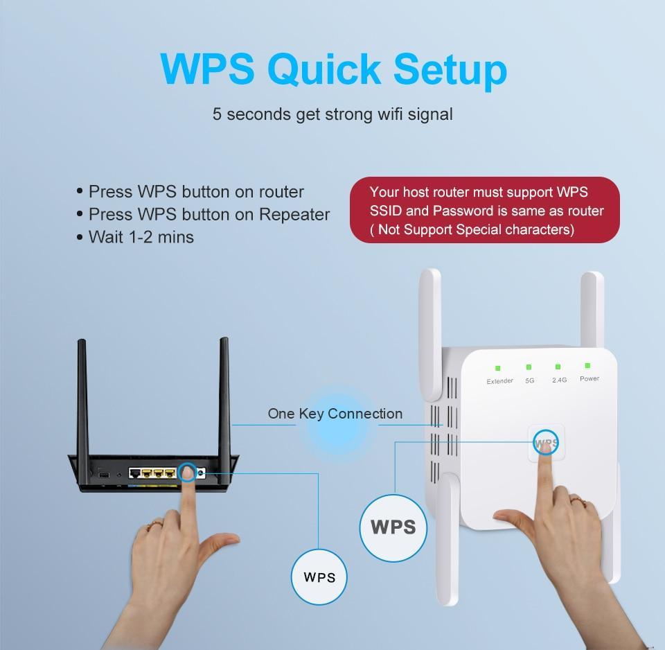 WiFi Range Extender Signal Booster with 4 External Antennas - LuxxStores