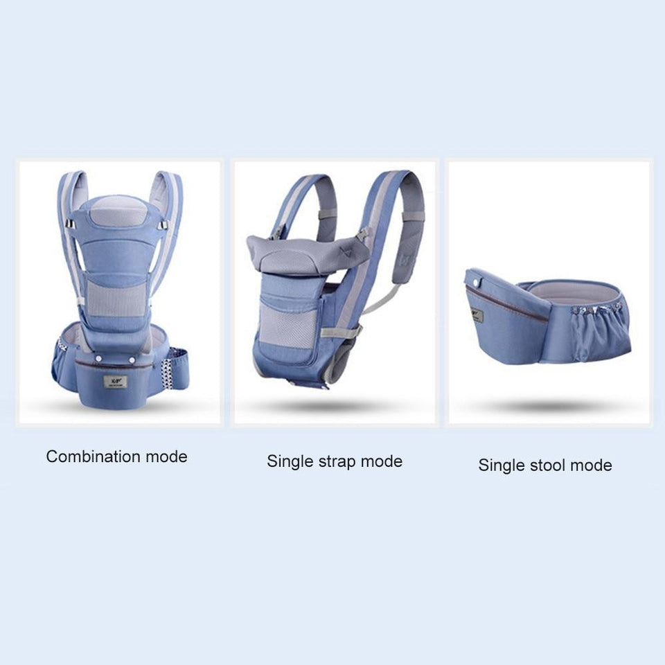 Baby Carrier With Infant Hip Seat For Baby Travel - LuxxStores