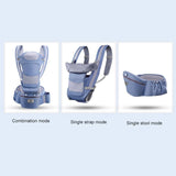 Baby Carrier With Infant Hip Seat For Baby Travel - LuxxStores