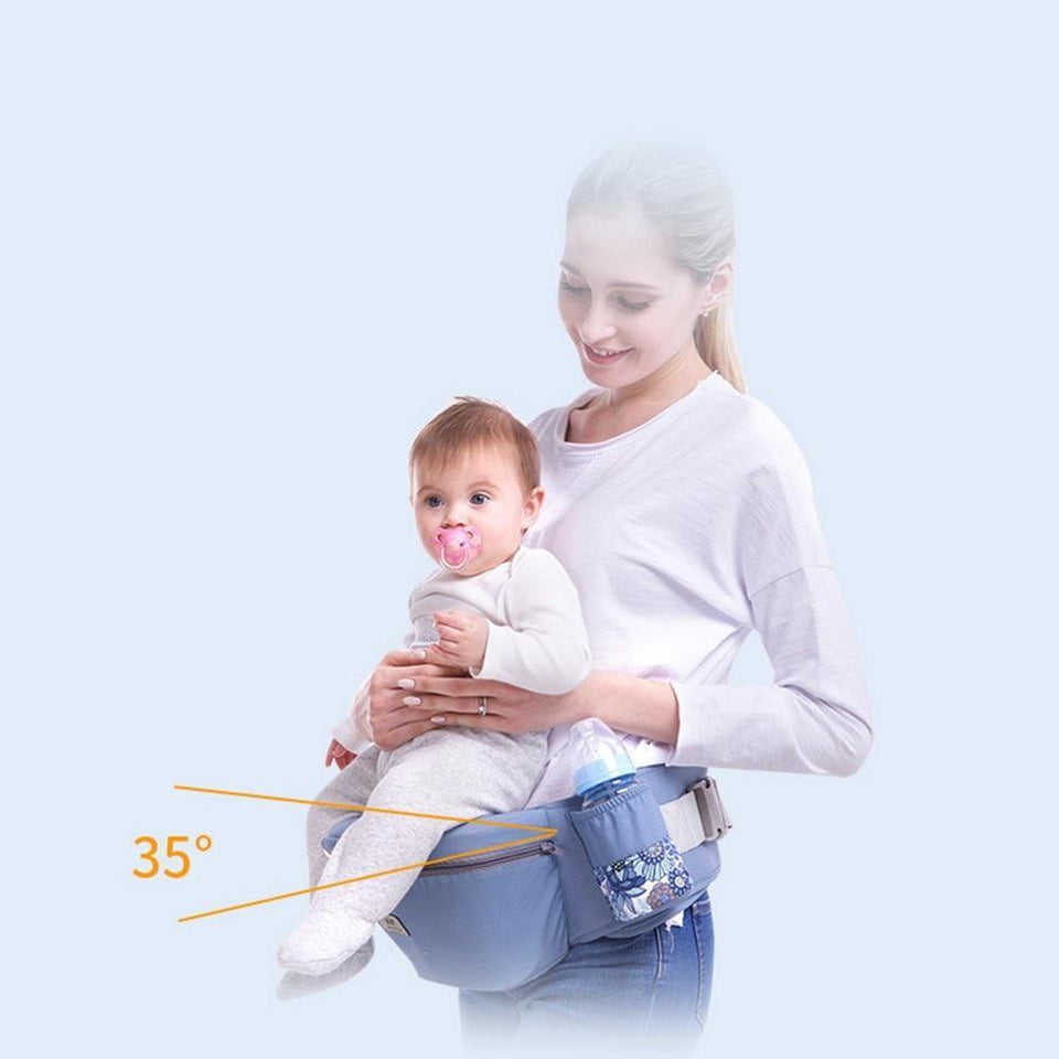 Baby Carrier With Infant Hip Seat For Baby Travel - LuxxStores