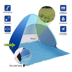 Beach Tent Ultralight Folding Pop Up Tent - LuxxStores