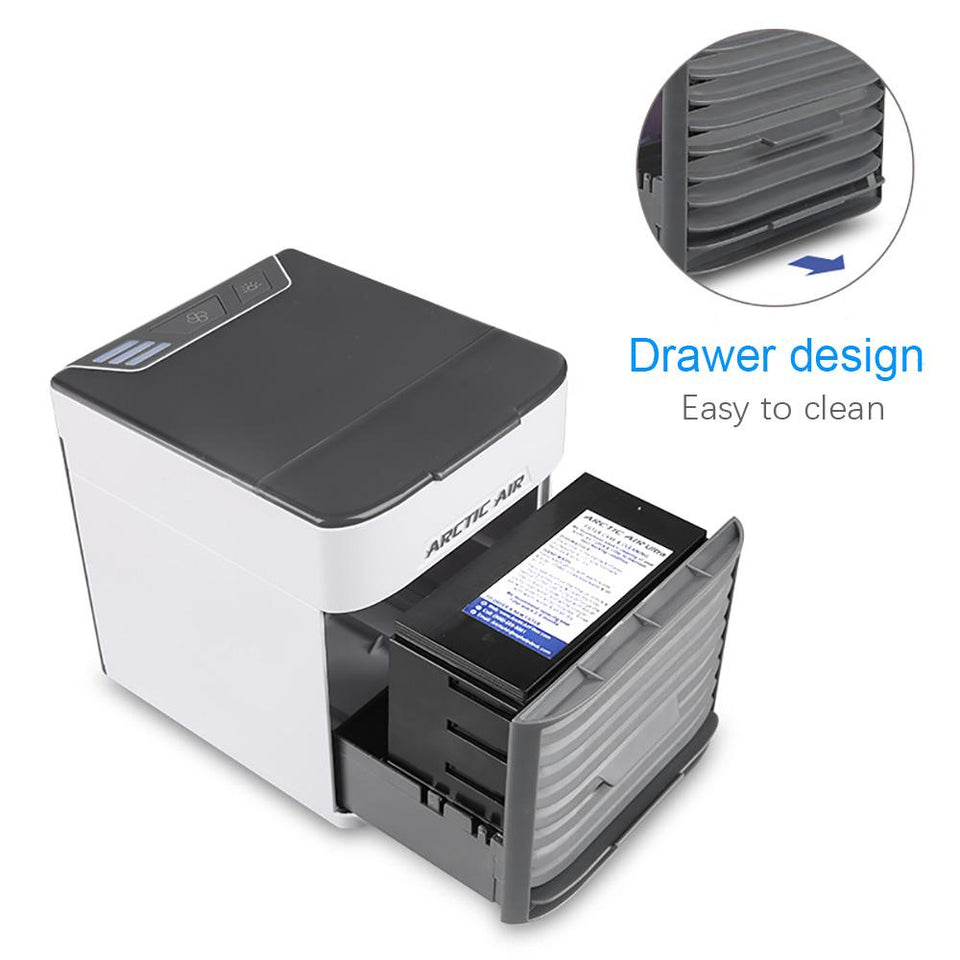 Best Portable Air Conditioner & Mini Air Cooler with 7 Colors LED - LuxxStores