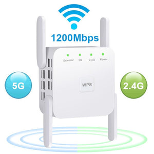 WiFi Range Extender Signal Booster with 4 External Antennas - LuxxStores