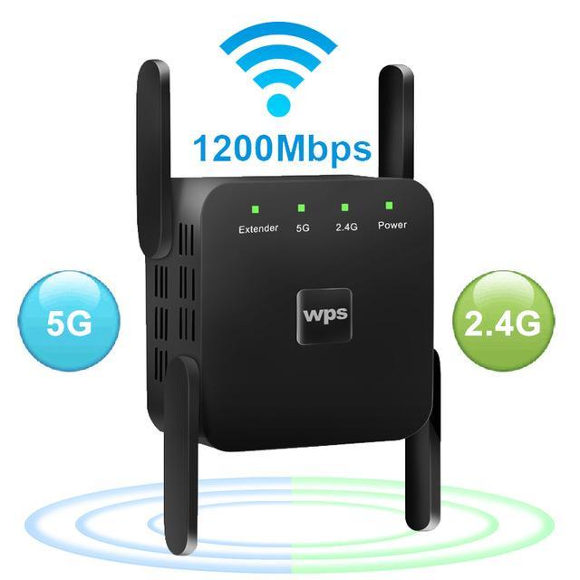 WiFi Range Extender Signal Booster with 4 External Antennas - LuxxStores