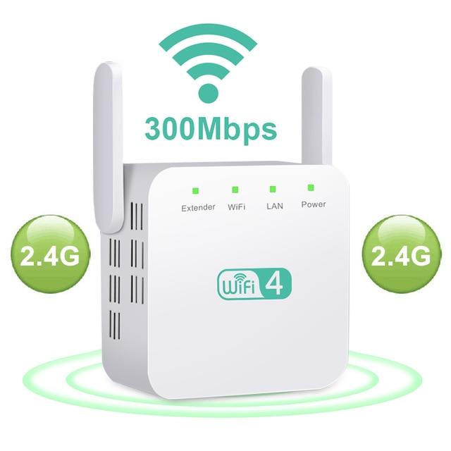 WiFi Range Extender Signal Booster with 4 External Antennas - LuxxStores