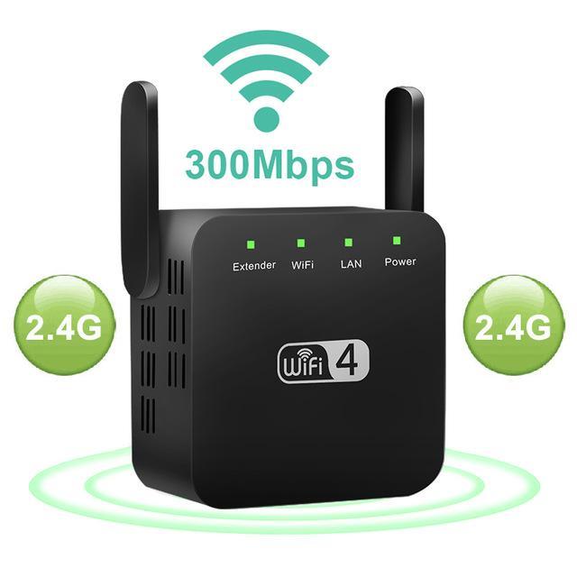 WiFi Range Extender Signal Booster with 4 External Antennas - LuxxStores