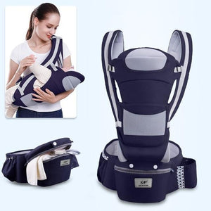 Baby Carrier With Infant Hip Seat For Baby Travel - LuxxStores