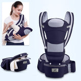 Baby Carrier With Infant Hip Seat For Baby Travel - LuxxStores