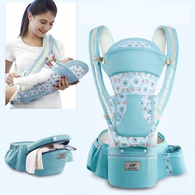 Baby Carrier With Infant Hip Seat For Baby Travel - LuxxStores