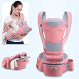 Baby Carrier With Infant Hip Seat For Baby Travel - LuxxStores