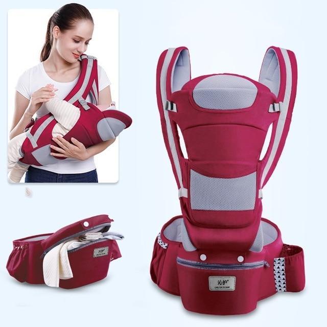 Baby Carrier With Infant Hip Seat For Baby Travel - LuxxStores